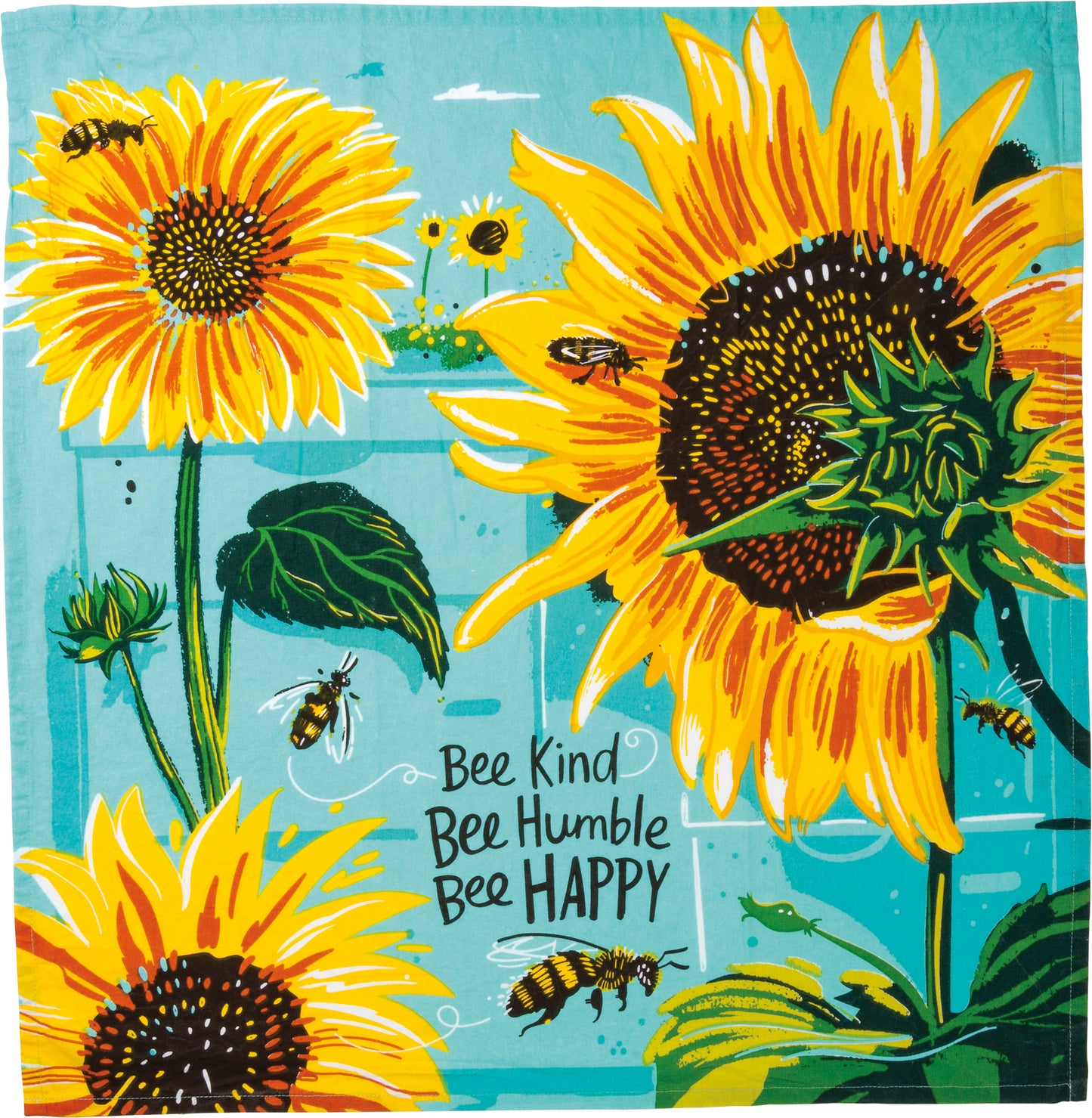 Kitchen Towel - "Bee Kind, Bee Humble, Bee Happy"
