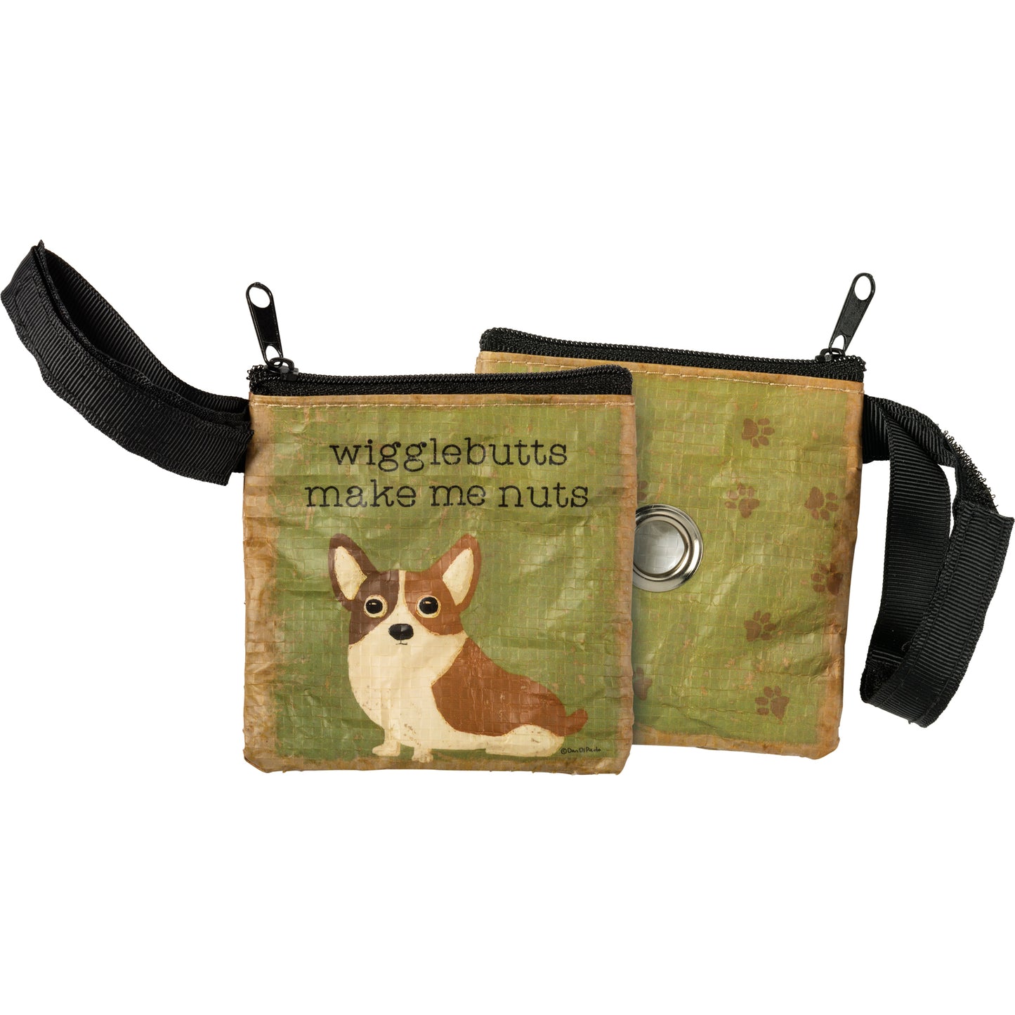 Pet Waste Pouch - "Wigglebutts Make Me Nuts"