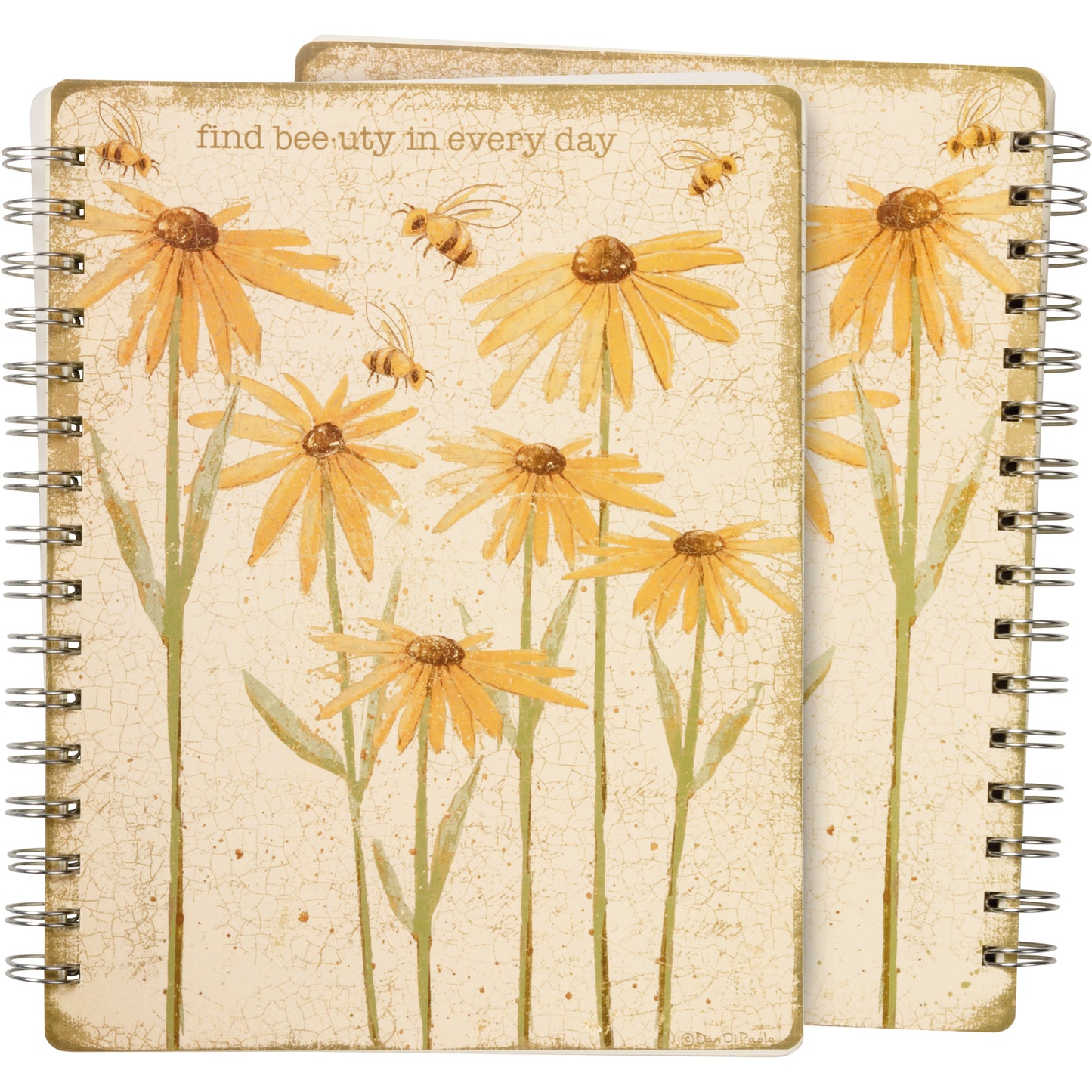 Spiral Notebook - "Find Bee-uty in Every Day"