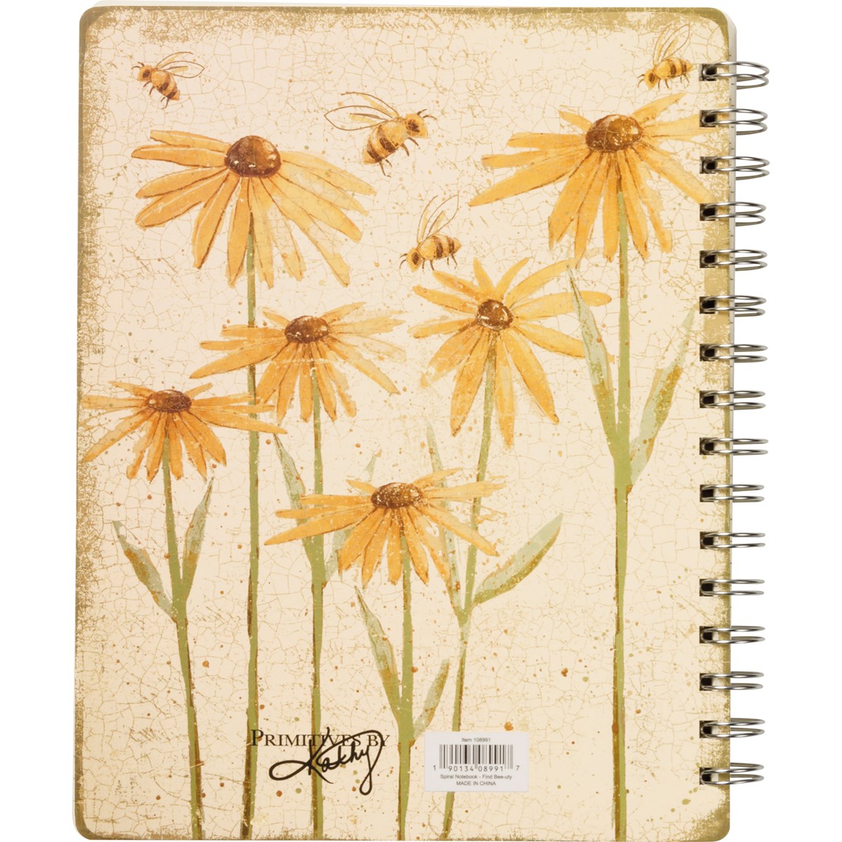 Spiral Notebook - "Find Bee-uty in Every Day"