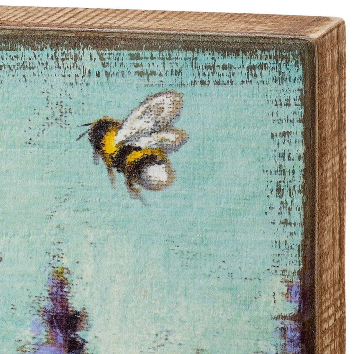 Box Sign - Lavender & Bees