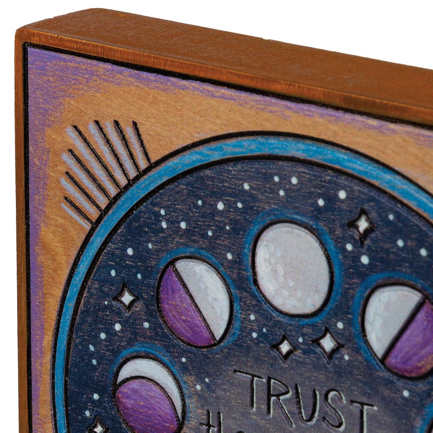Block Sign - "Trust The Magic Of New Beginnings"