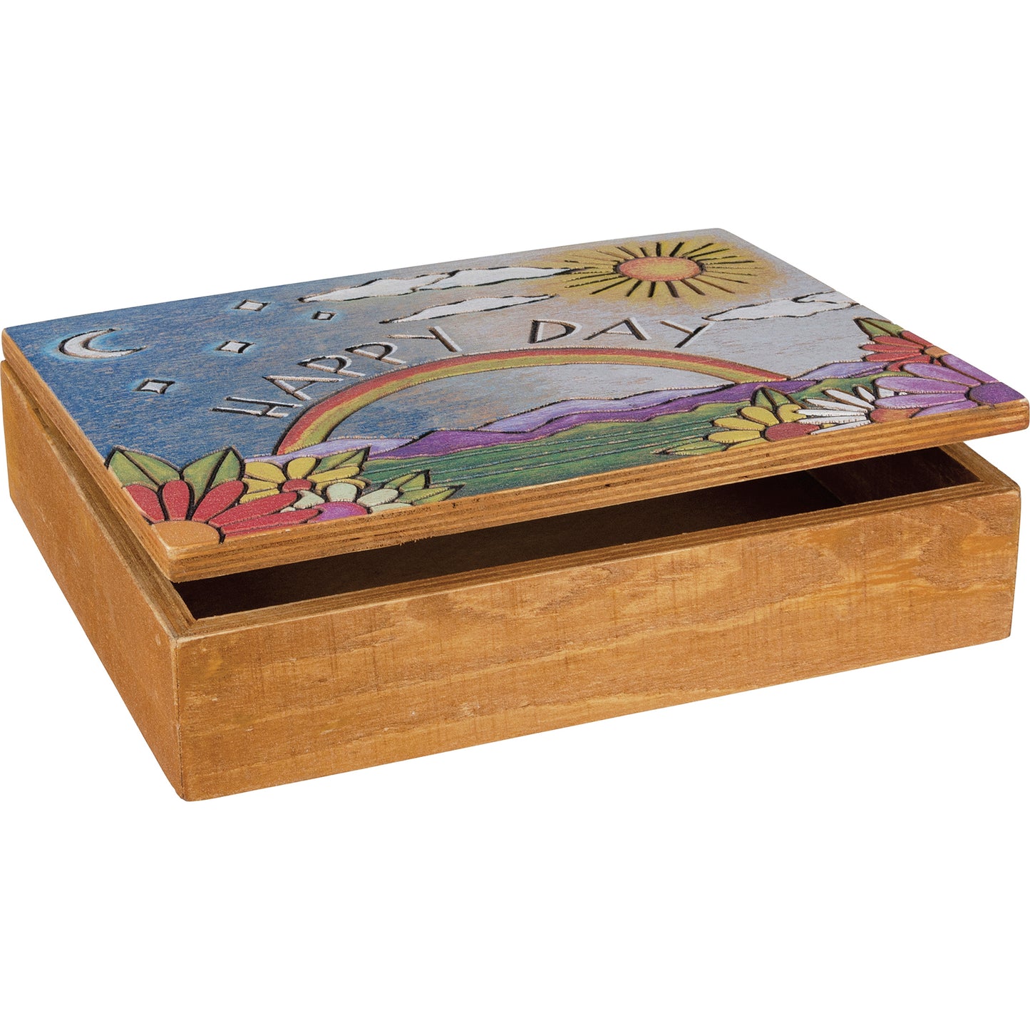 Hinged Box - "Happy Day"
