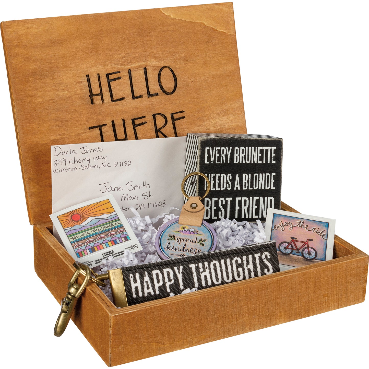 Hinged Box - "Happy Day"