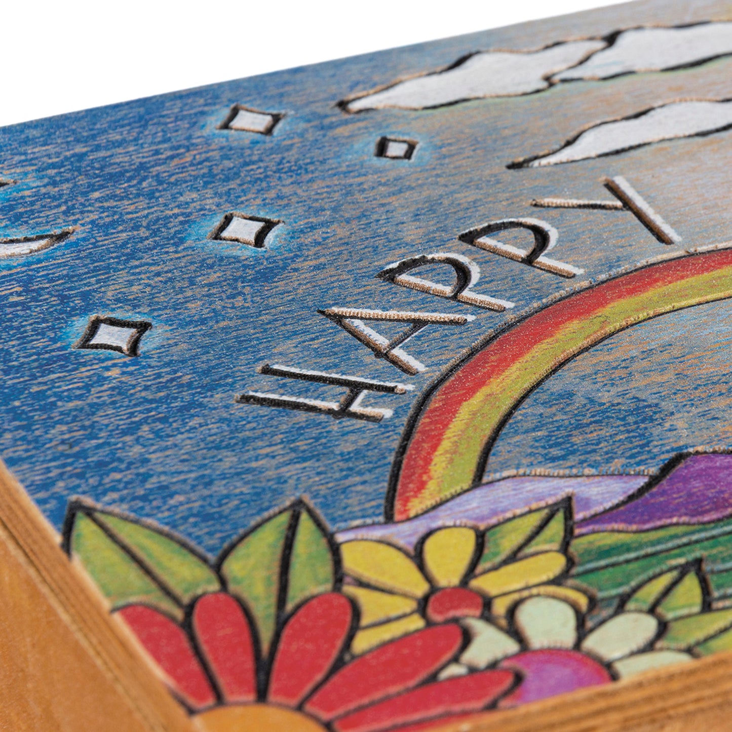 Hinged Box - "Happy Day"