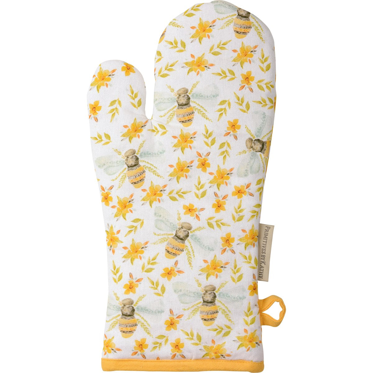 Hot Pad & Mitt Set - Floral Bees