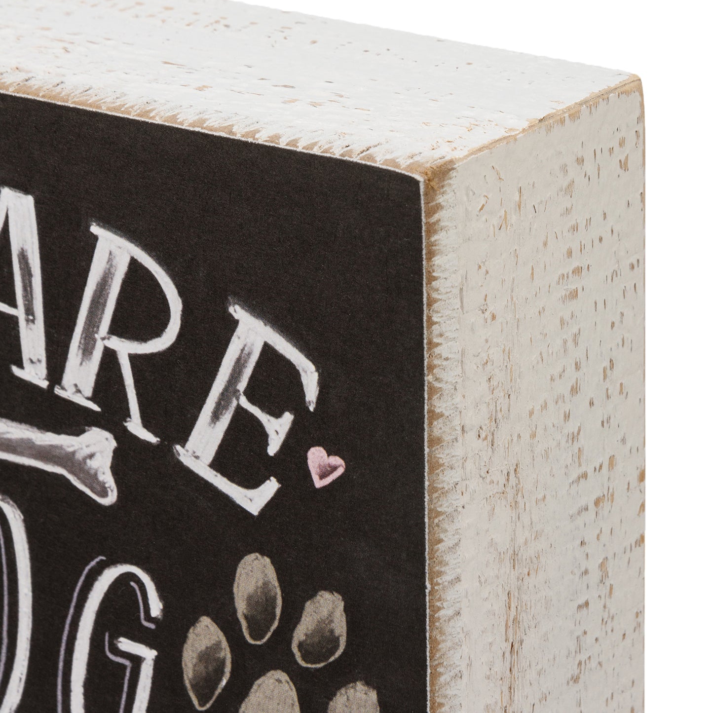 Chalk Sign - "Beware of Dog Kisses"