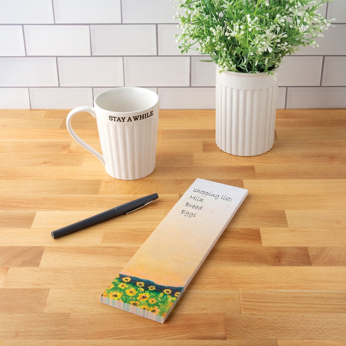 List Notepad - Sunflowers