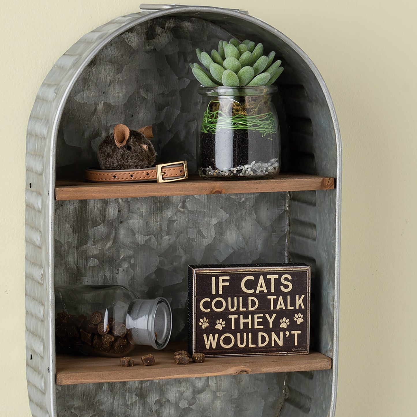 Block Sign - "If Cats Could Talk, They Wouldn't"