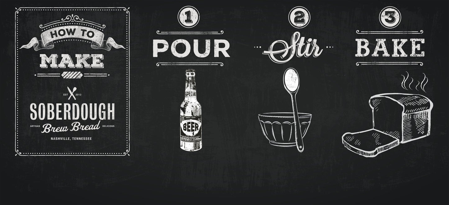 Soberdough - Everything But The Bagel Artisan Brew Bread