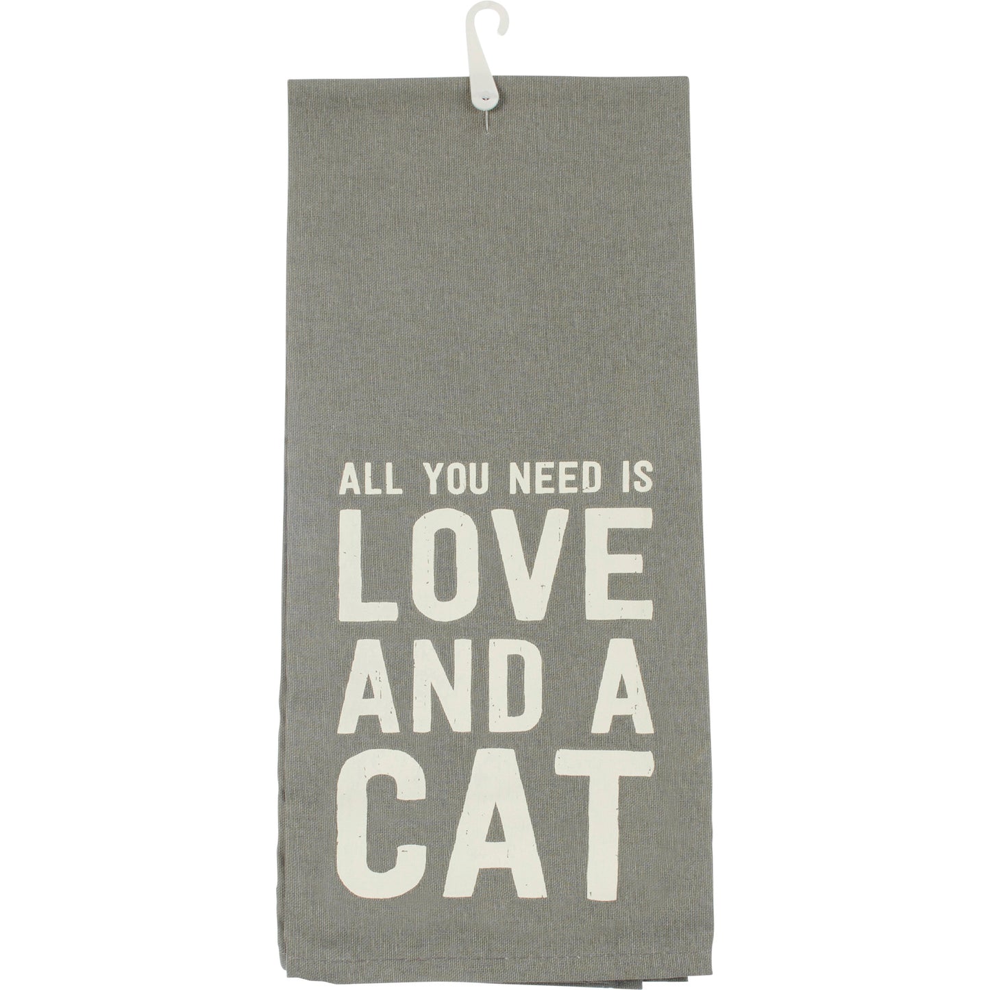 Box Sign & Towel Set - "Crazy Cat Lady"