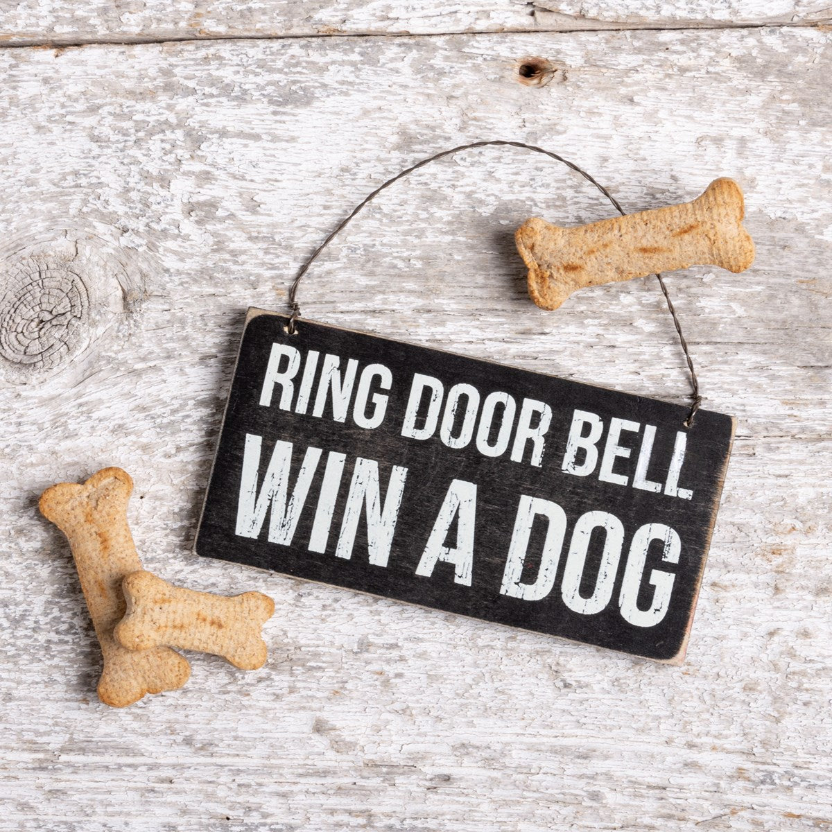 Door Hanger - "Ring Door Bell, Win a Dog"