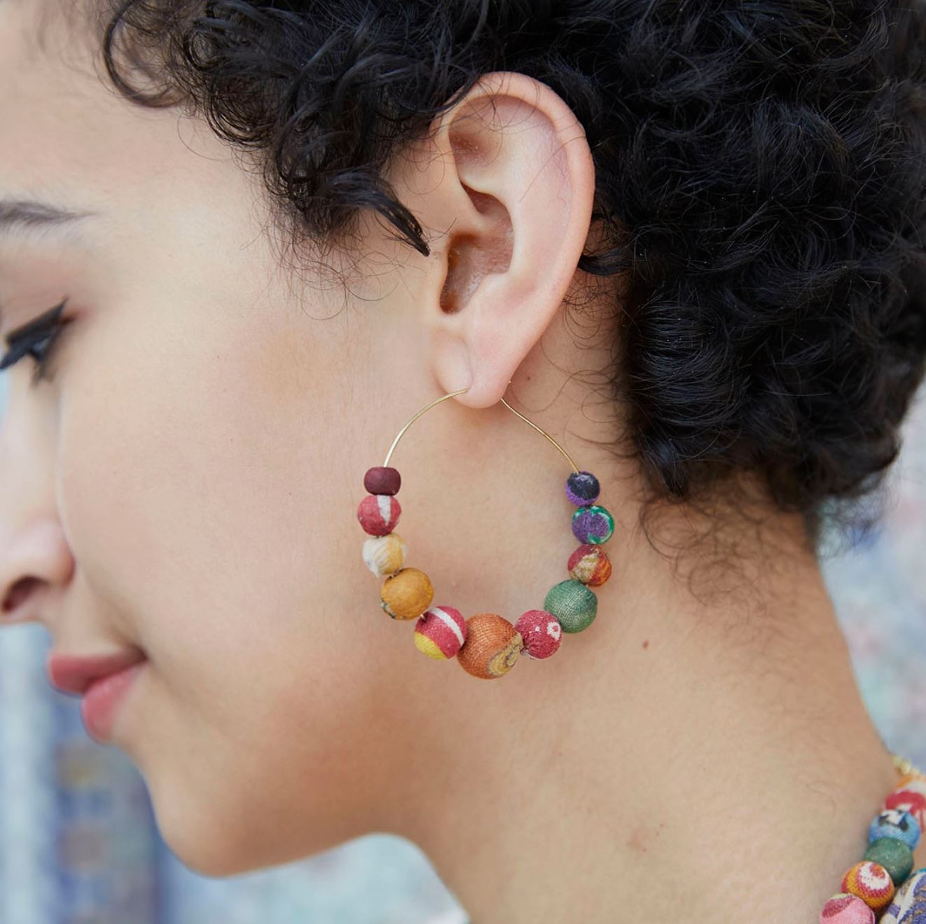Kantha Graduated Hoops