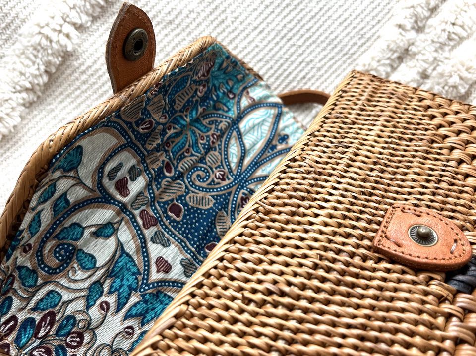 Rattan Purse - Rectangular