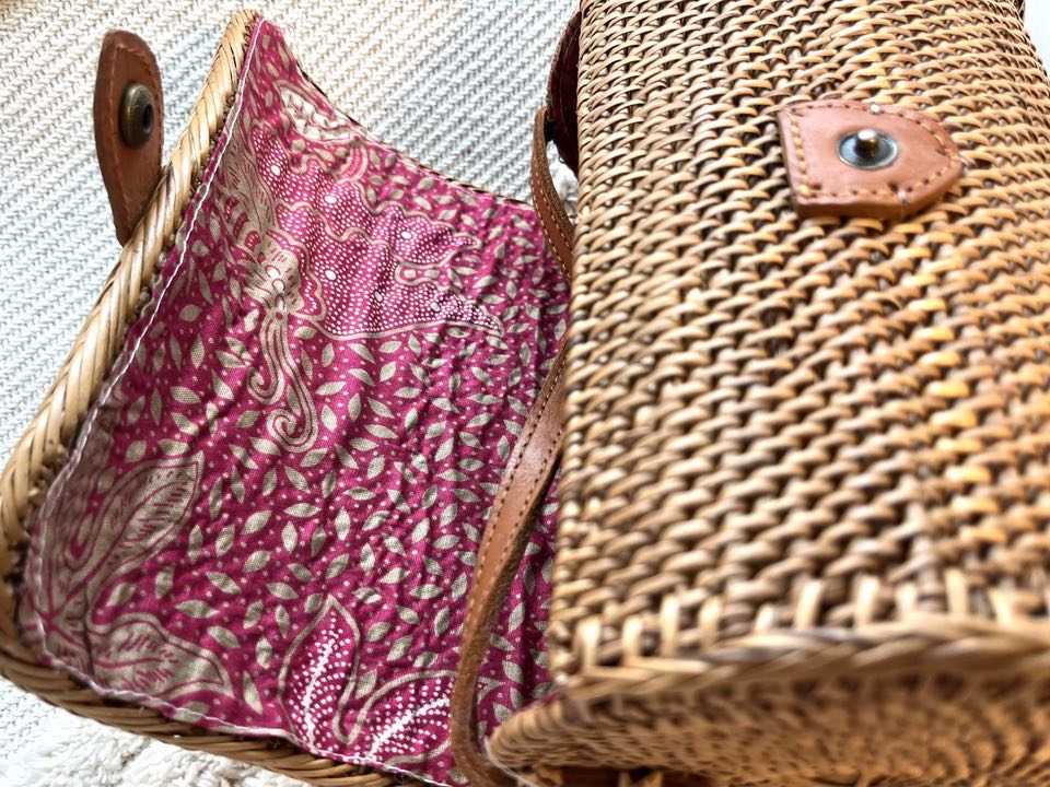 Rattan Purse - Roll