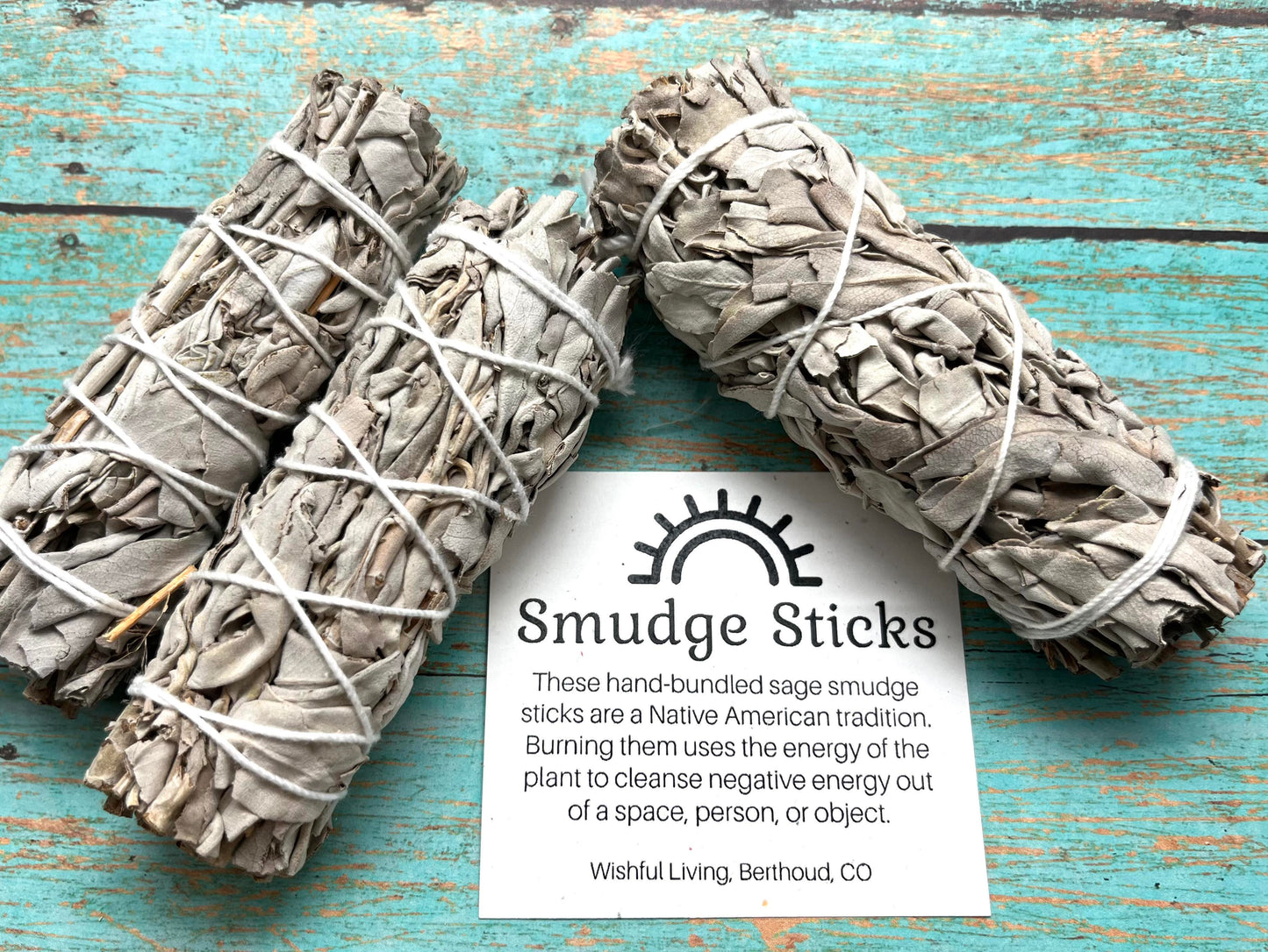White Sage Smudge Sticks (pack of 3)