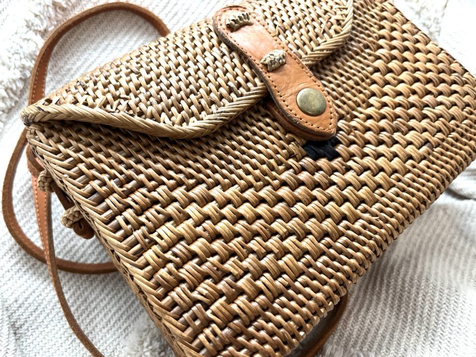 Rattan Purse - Rectangular