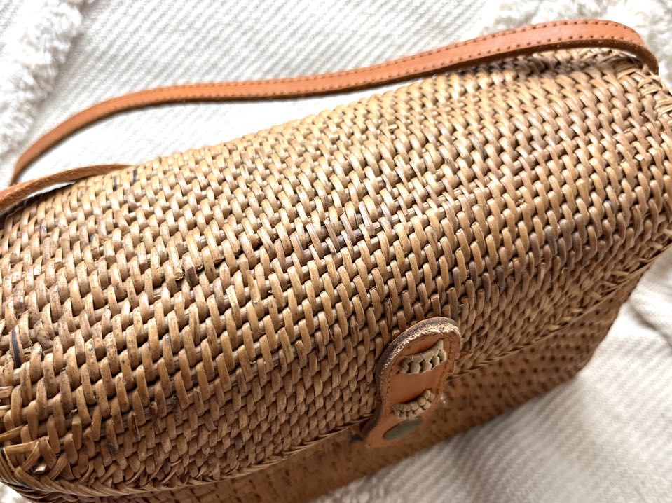 Rattan Purse - Rectangular
