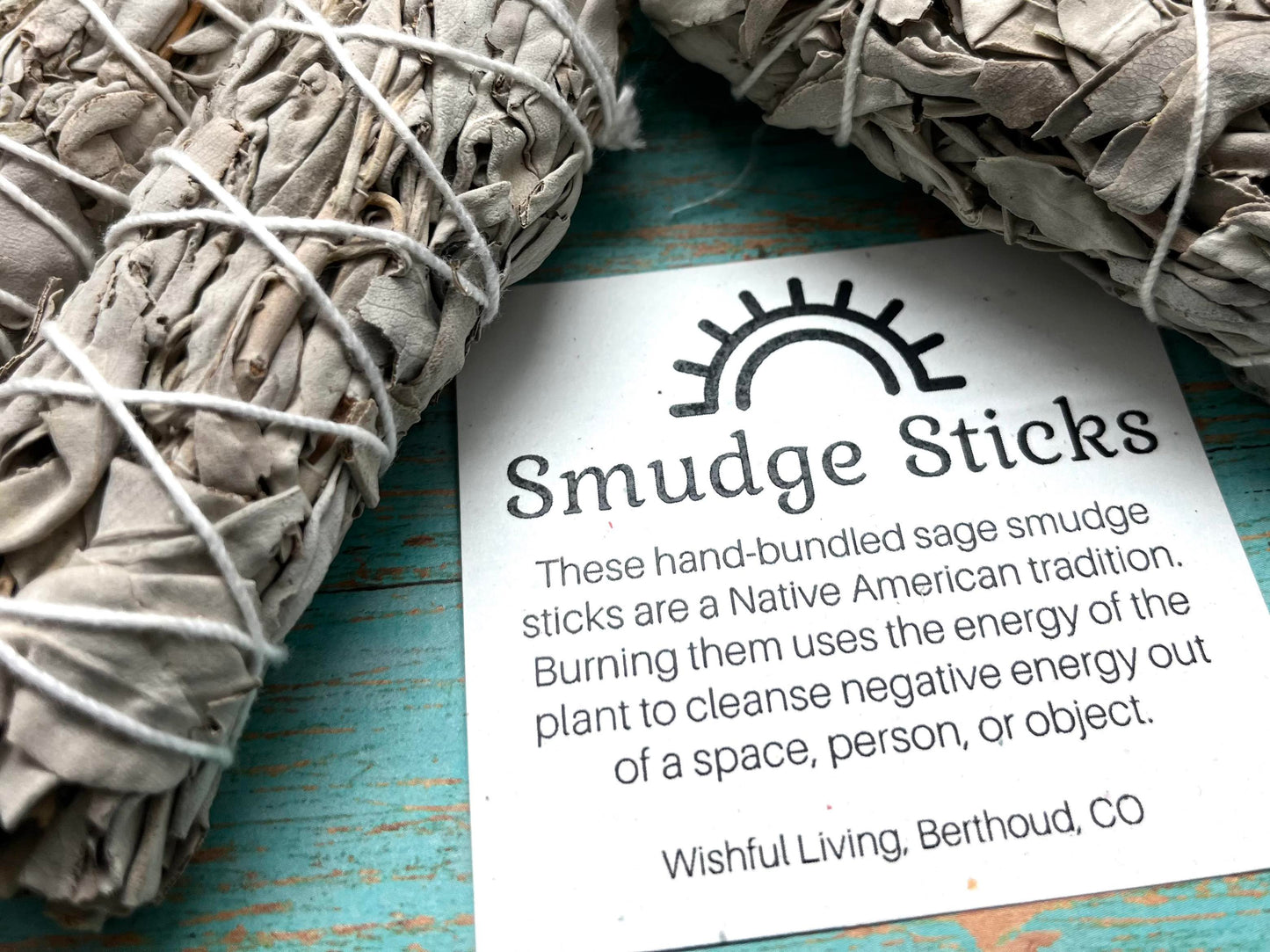 White Sage Smudge Sticks (pack of 3)