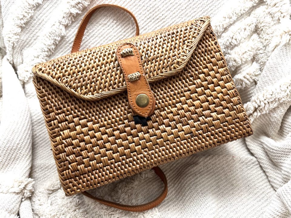 Rattan Purse - Rectangular
