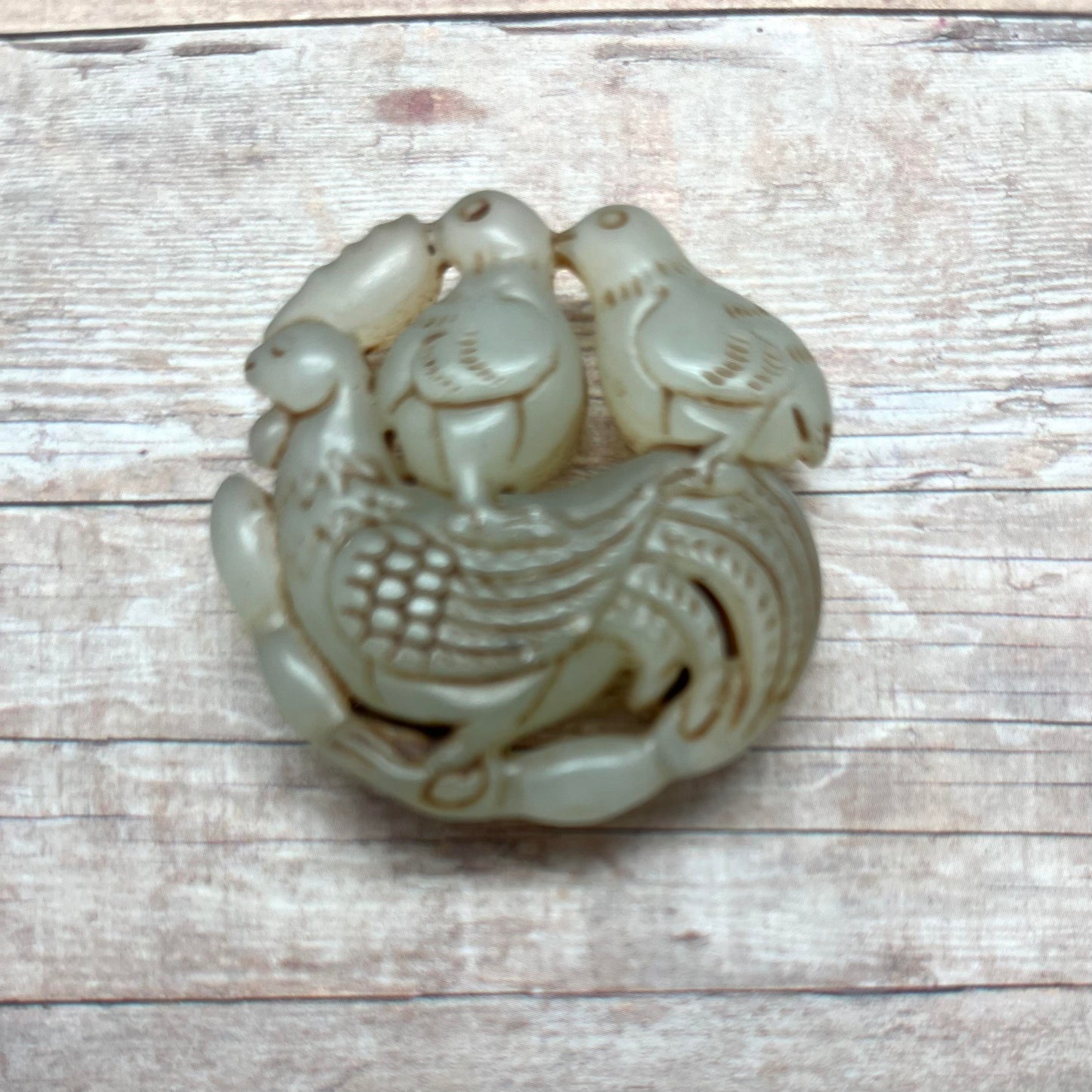 Jade Medallions - Birds with Rooster #10