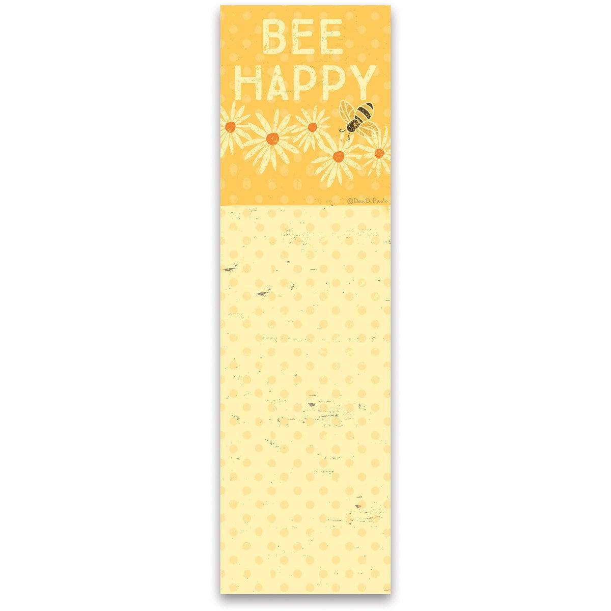 List Notepad - "Bee Happy" List Notepad