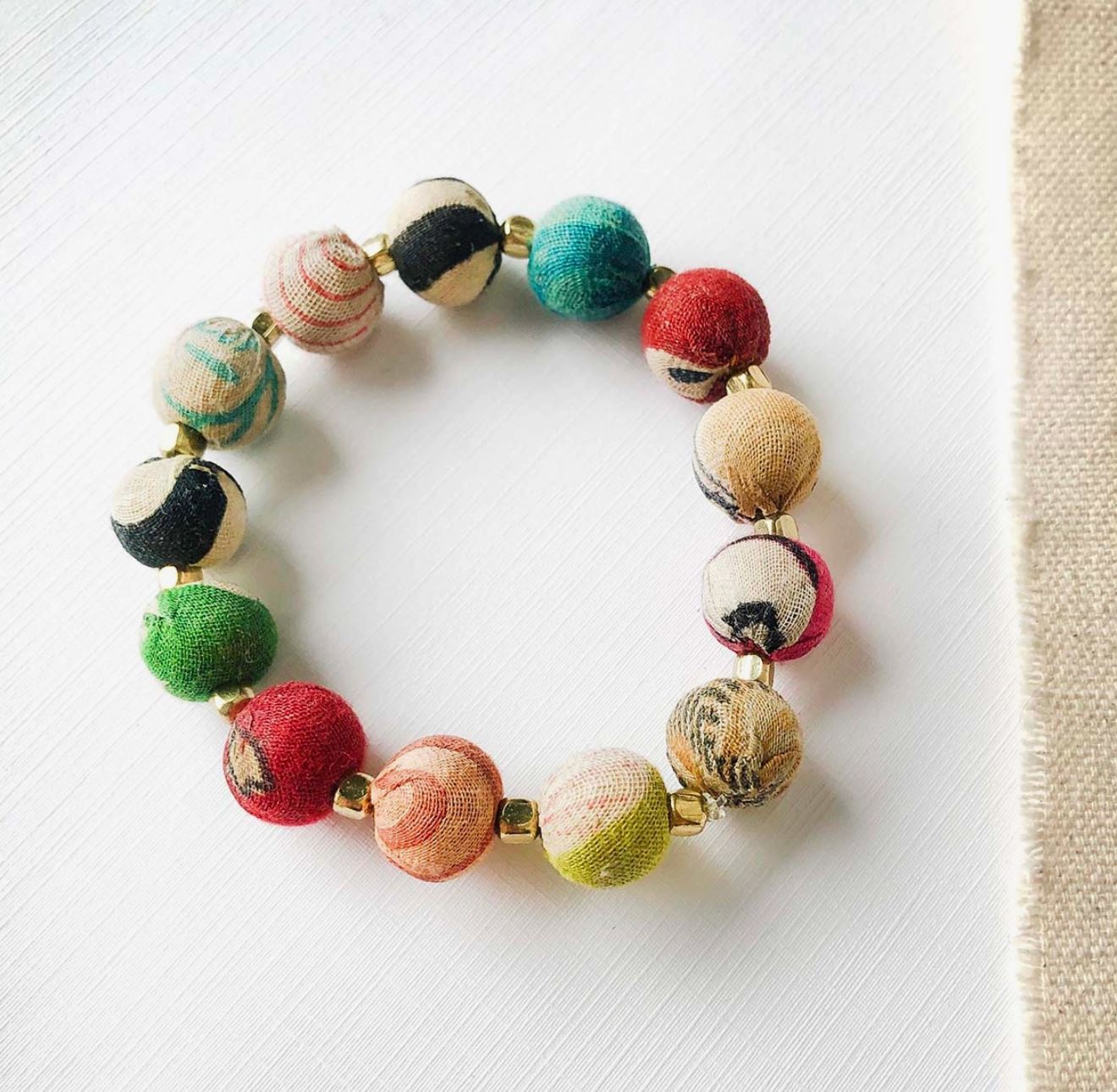 Kantha Small Bauble Bracelet