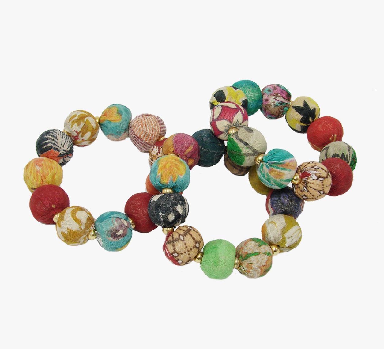 Kantha Large Bauble Bracelet