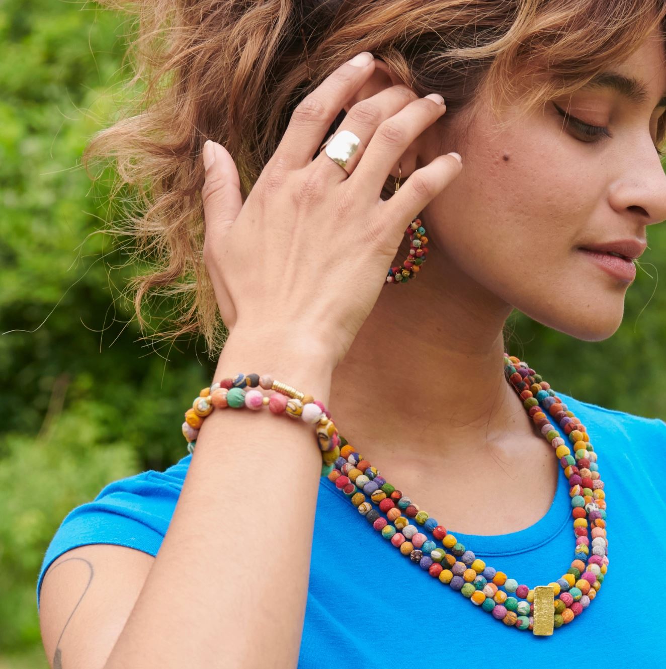 Kantha Sonnet Bracelet