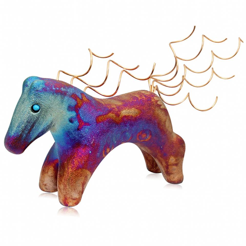 Raku Figurine - Spirit Pony
