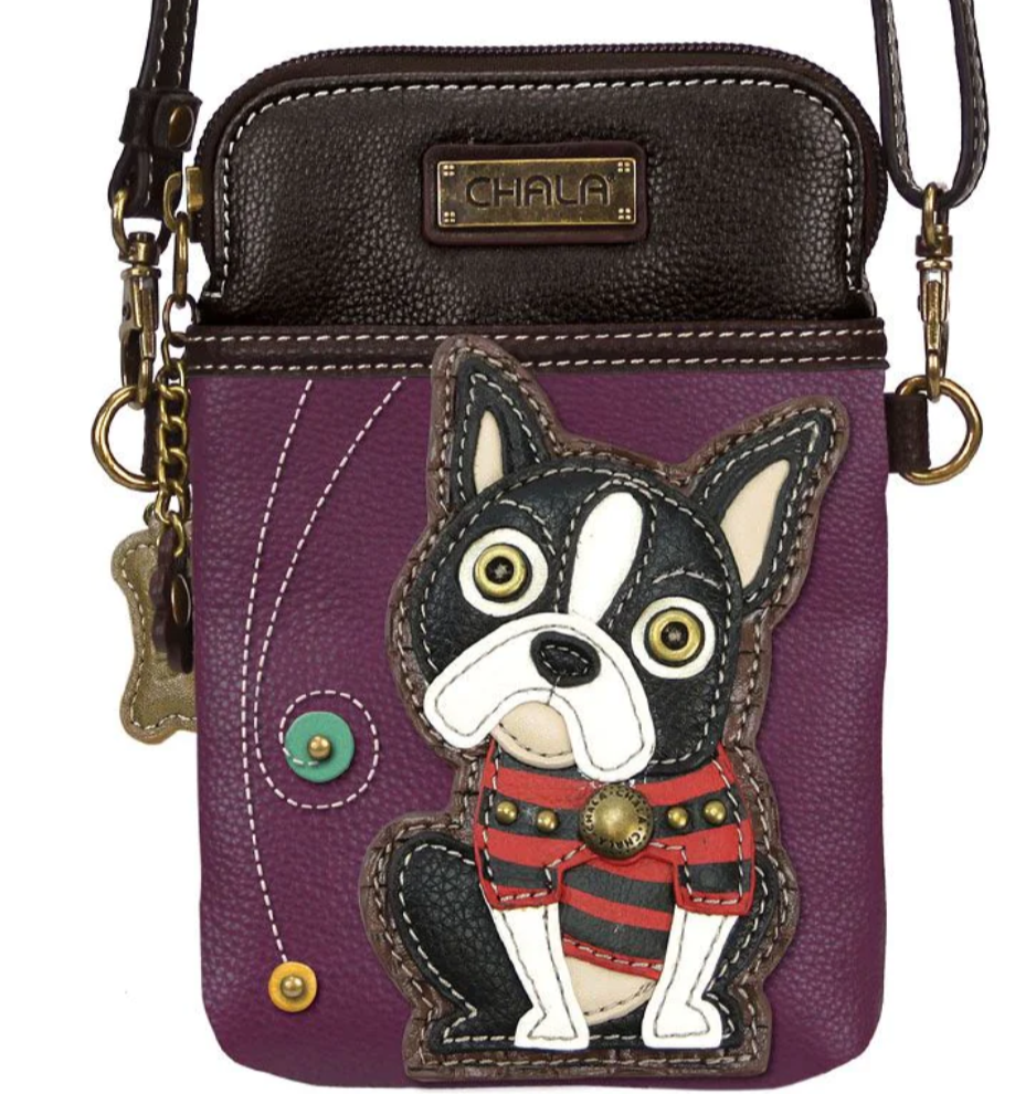 Chala Xbody Bag - Boston Terrier