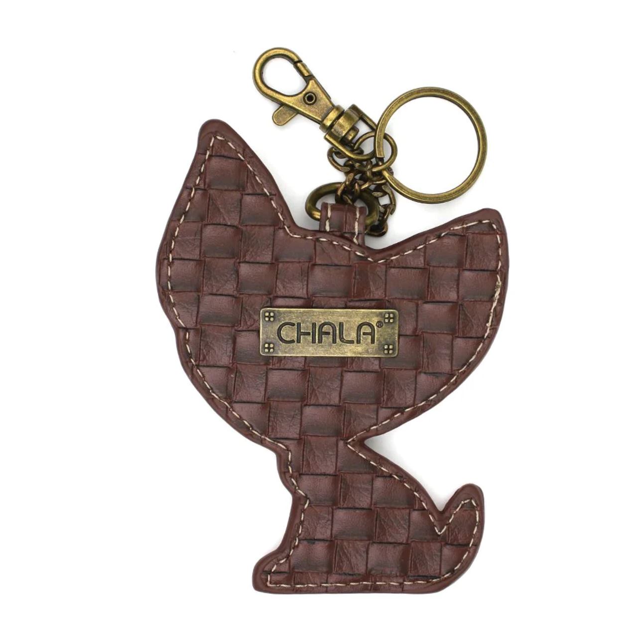 Chala Key Fob- Chihuahua (Brown)