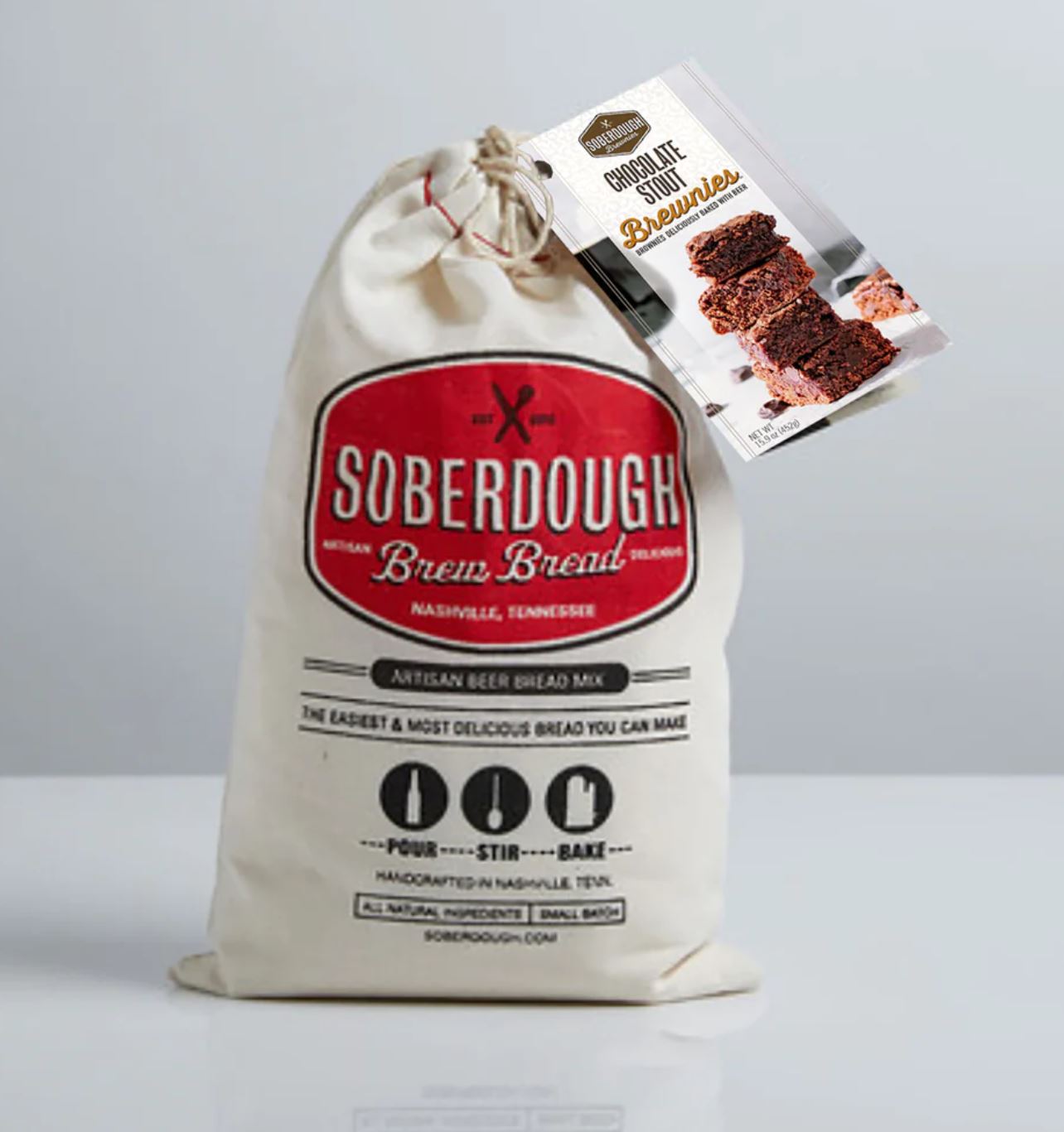Soberdough - Chocolate Stout Brownies Artisan Brew Bread