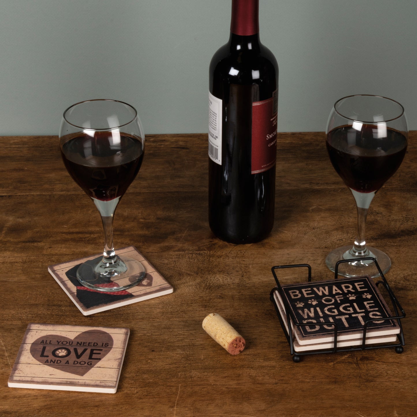 Coasters (Set of 4) - "All You Need Is Love & A Dog"