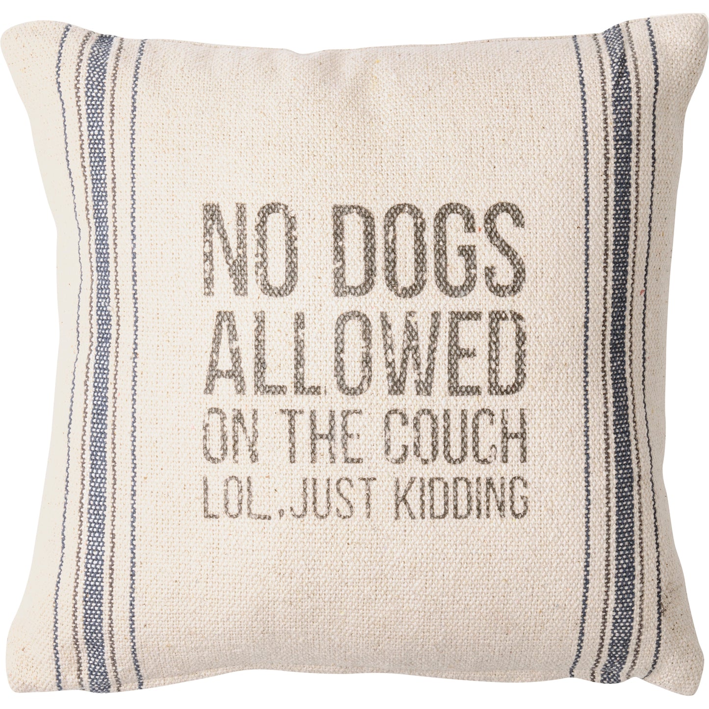 Pillow - "No Dogs Allowed On The Couch"