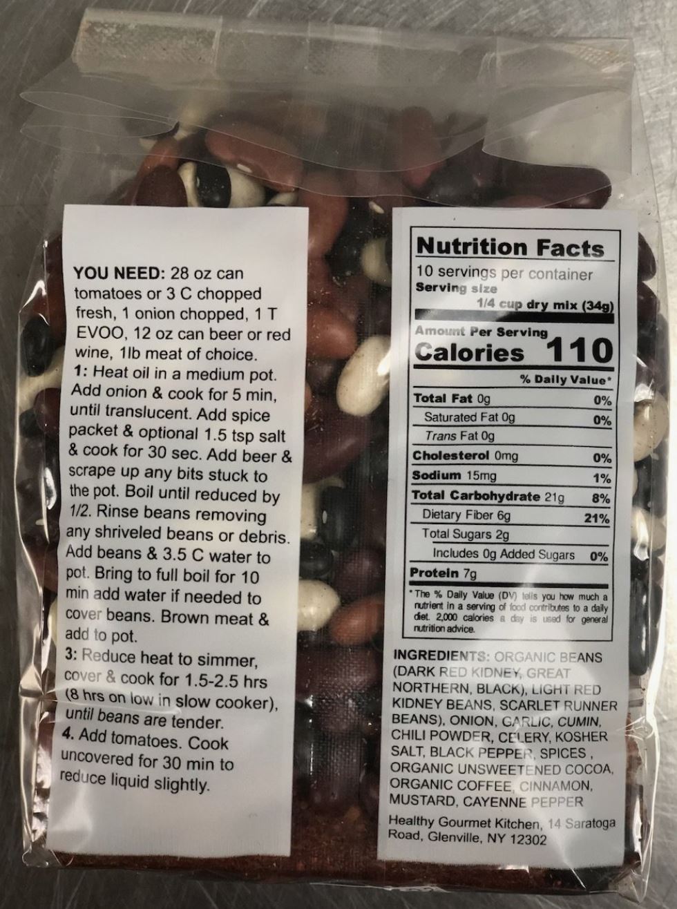 Healthy Gourmet Kitchen - Five Bean Chili Dry Soup Mix