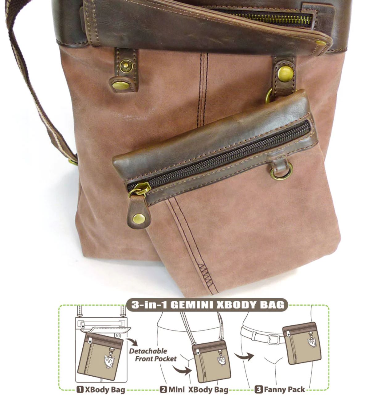Chala Crossbody Bag - Pawprint