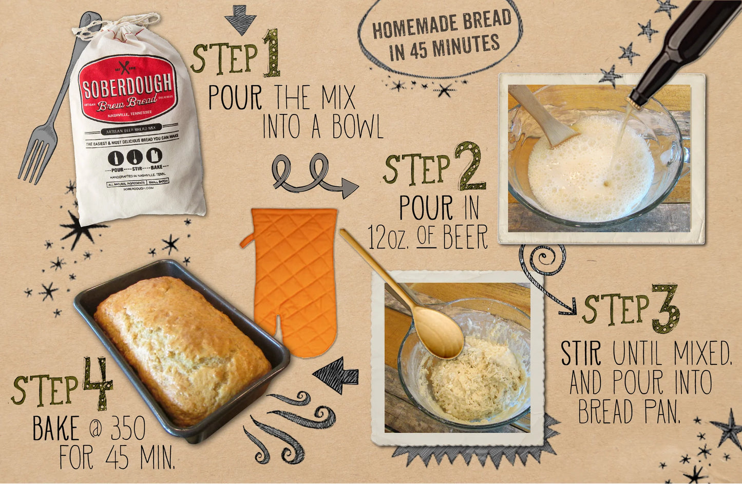 Soberdough - Roasted Garlic Artisan Brew Bread