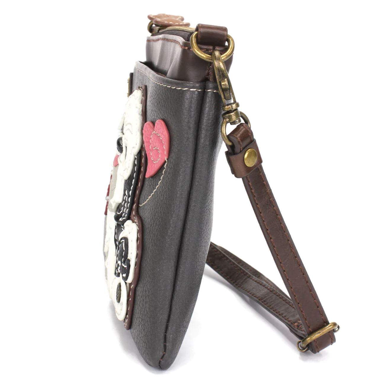 Chala Mini Crossbody Bag - Shih Tzu (White)