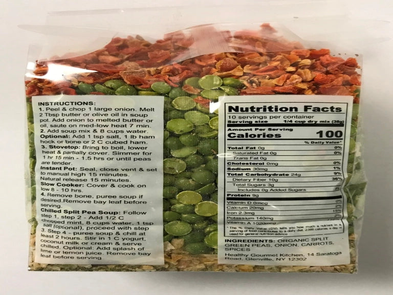 Healthy Gourmet Kitchen - Split Pea Dry Soup Mix