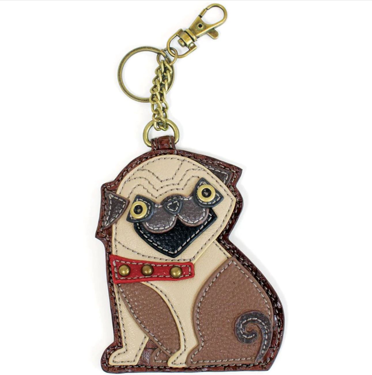 Chala Key Fob/Coin Purse - Pug
