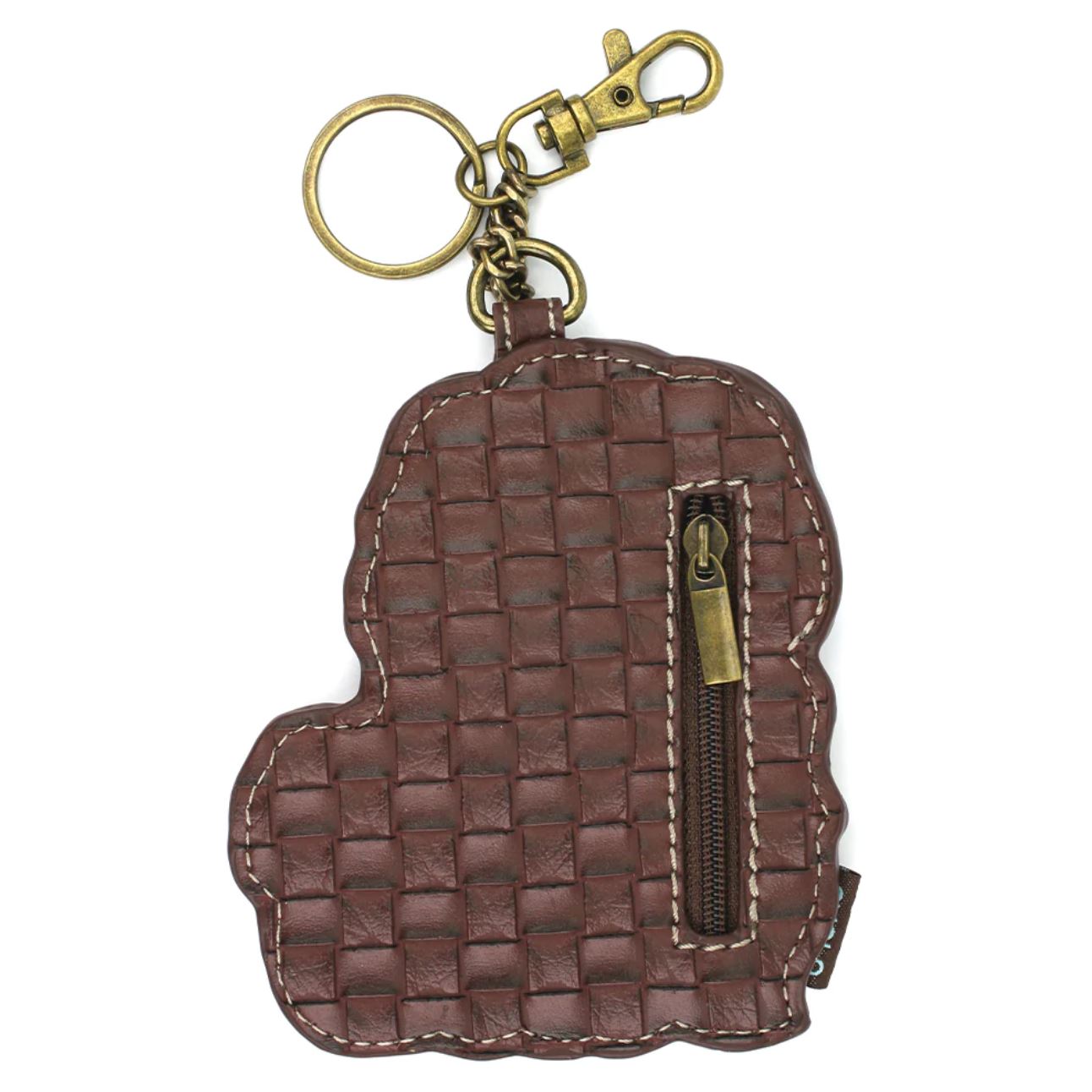Chala Key Fob/Coin Purse - Shih Tzu (White)