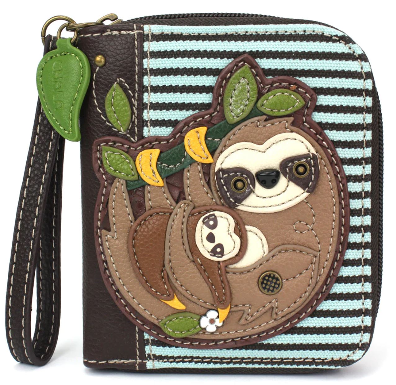 Chala Zip-Around Wallet - Sloth