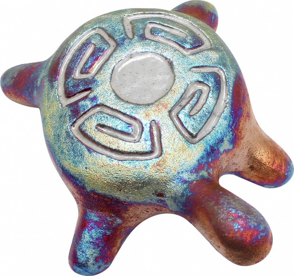 Raku Figurine - Turtle