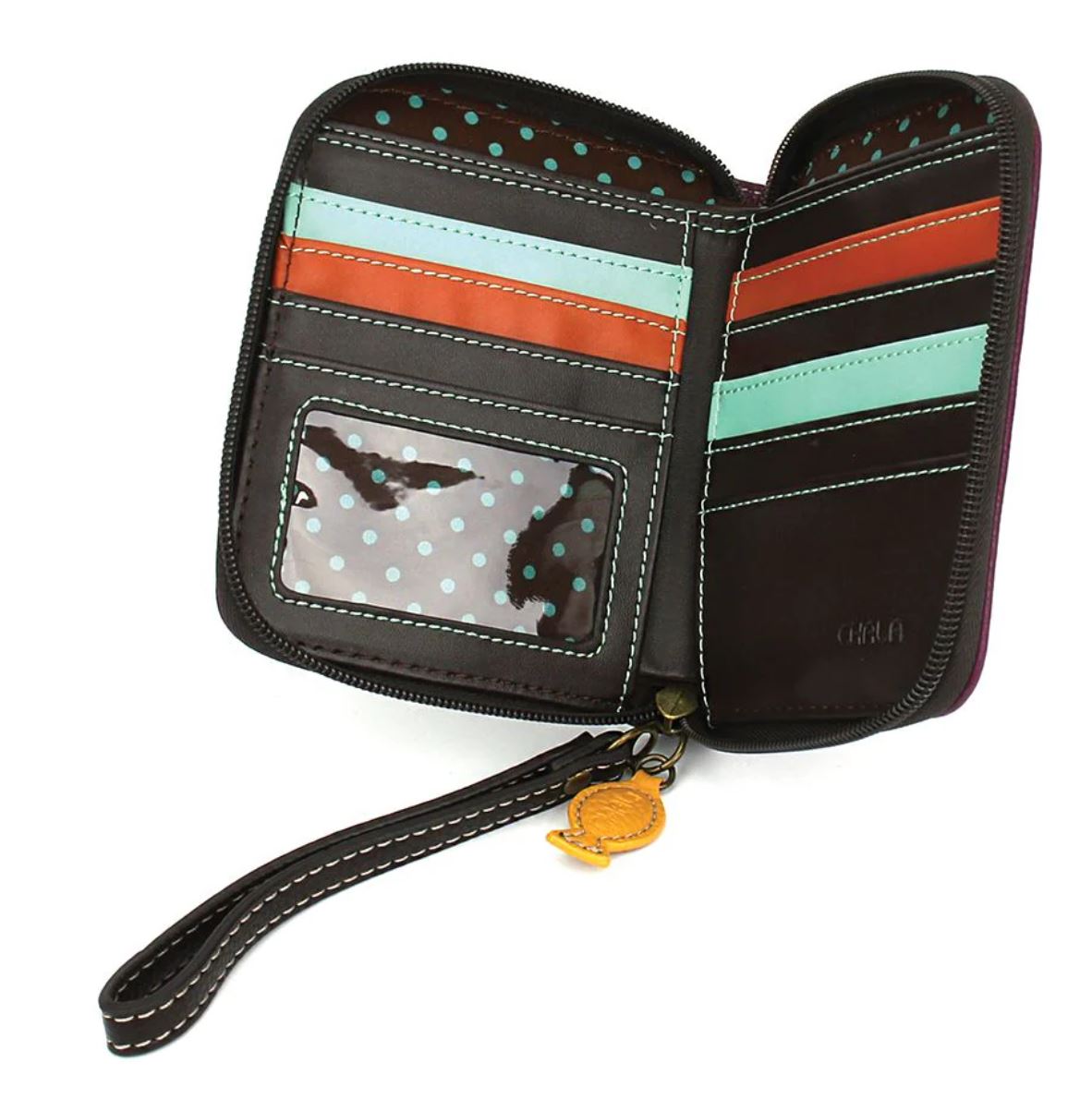 Chala Zip-Around Wallet - Tabby Cat