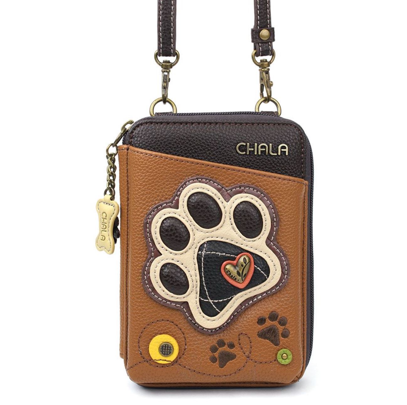 Chala Wallet Xbody Pawprint (Ivory)