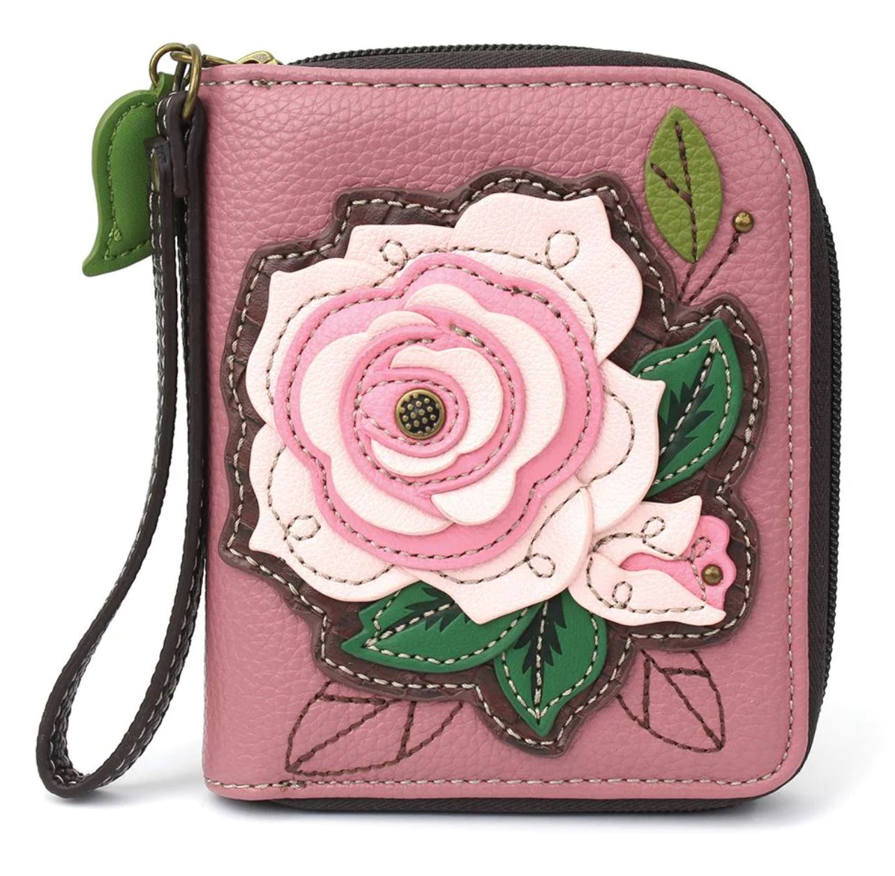 Chala Zip-Around Wallet - Rose