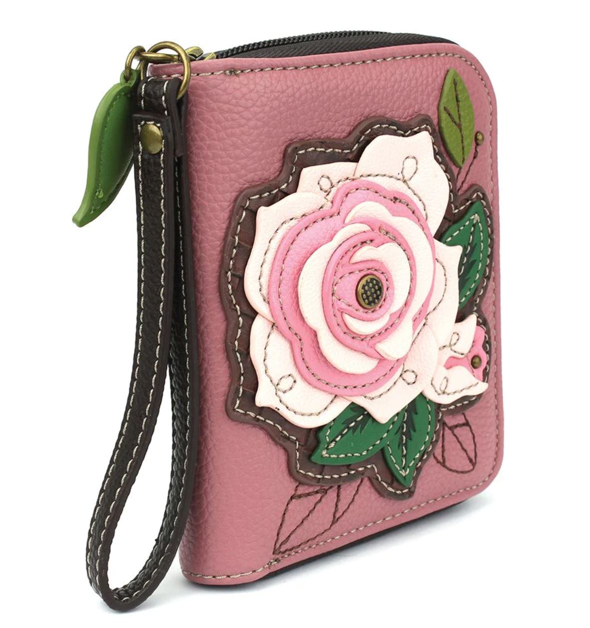 Chala Zip-Around Wallet - Rose