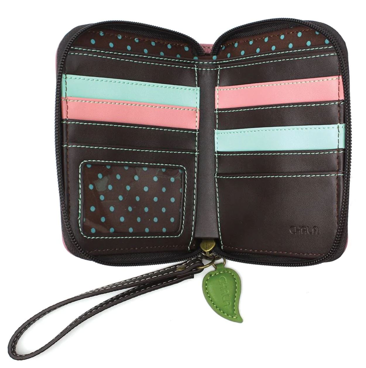 Chala Zip-Around Wallet - Rose