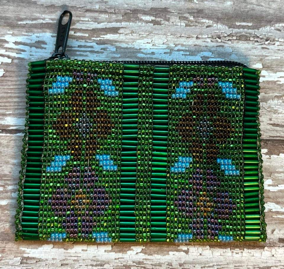 Beaded Coin Purse from Guatemala